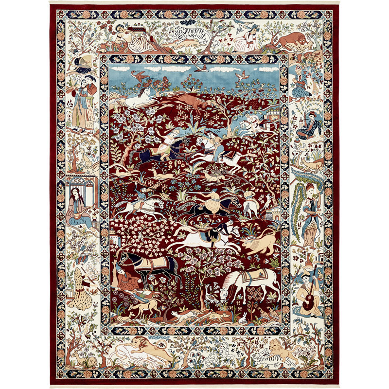 Darby Home Co Ledger Oriental Multicolor Area Rug & Reviews Wayfair